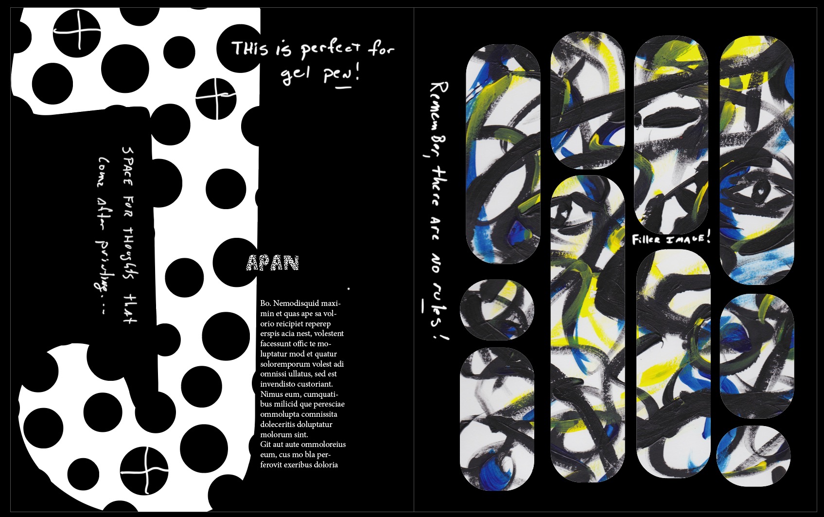 If you are preparing for a photo workshop, start your preparation long before you go. I start designing notebook spreads. 