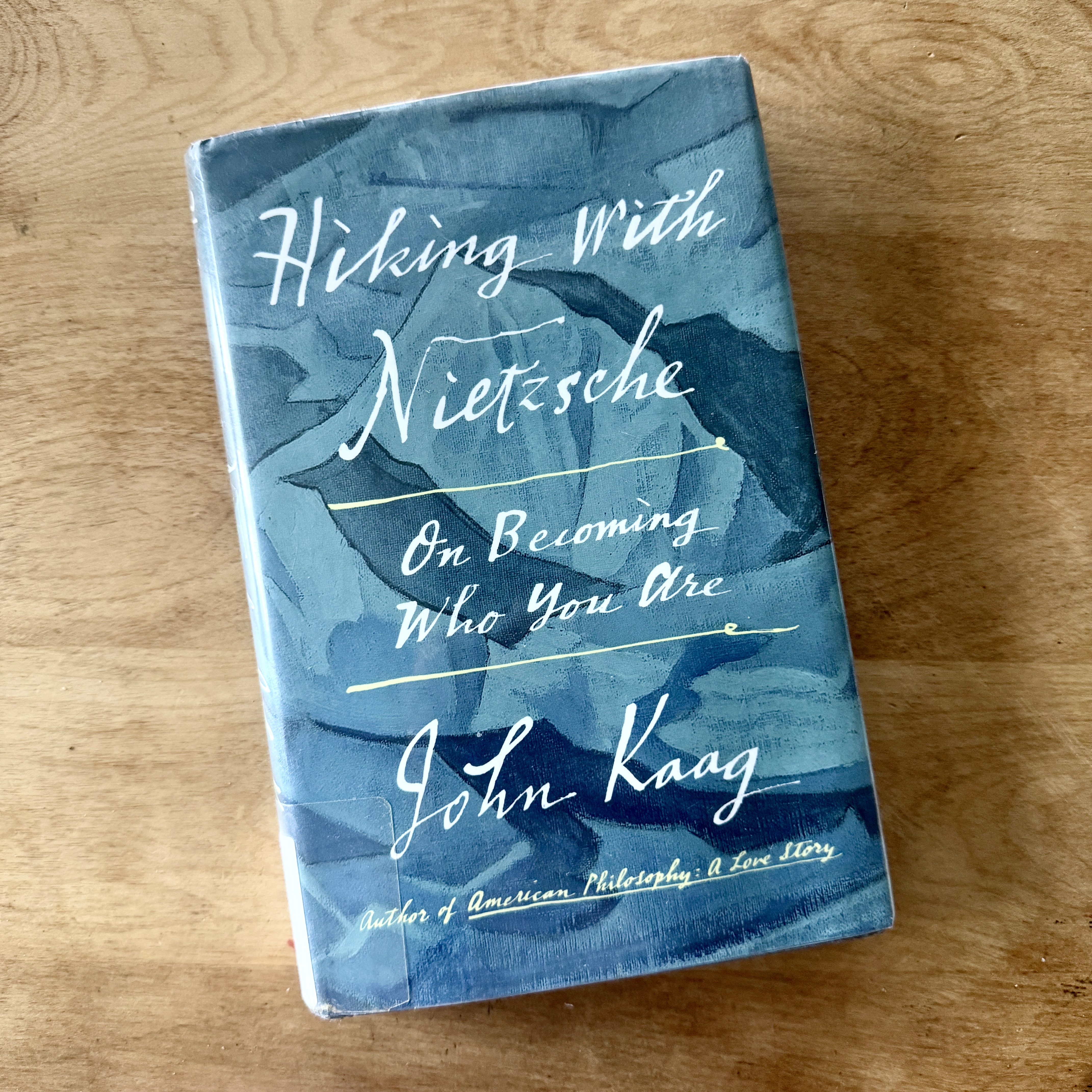 "Hiking with Nietzsche: On Becoming Who You Are," documents Kaag's trips to the Swiss Alps above Sils Maria,  Nietzsche philosophy.