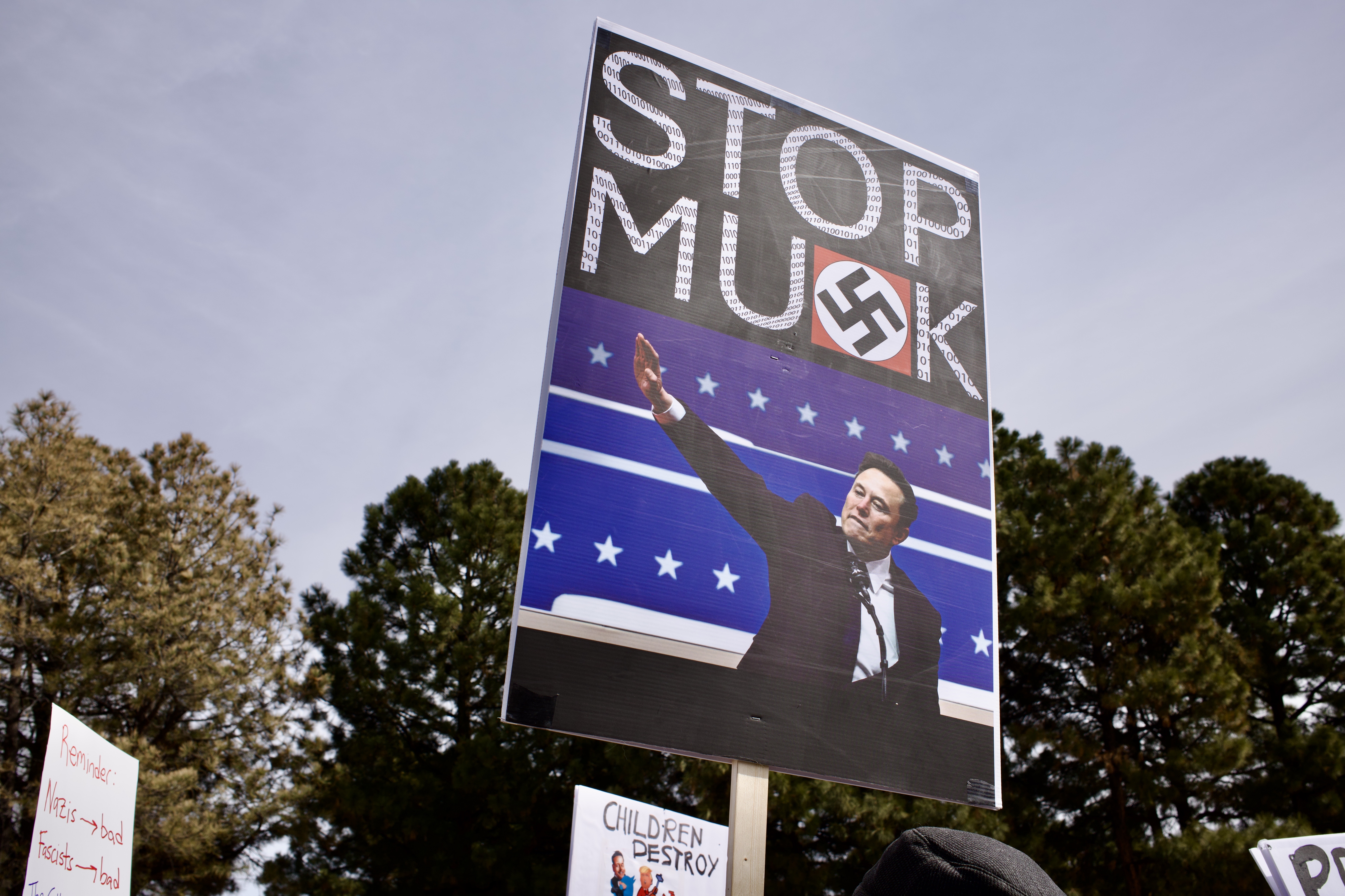 Testing out the Fujifilm X100VI during a protest in Santa Fe, New Mexico. The peaceful protest was aimed at the Trump administration.