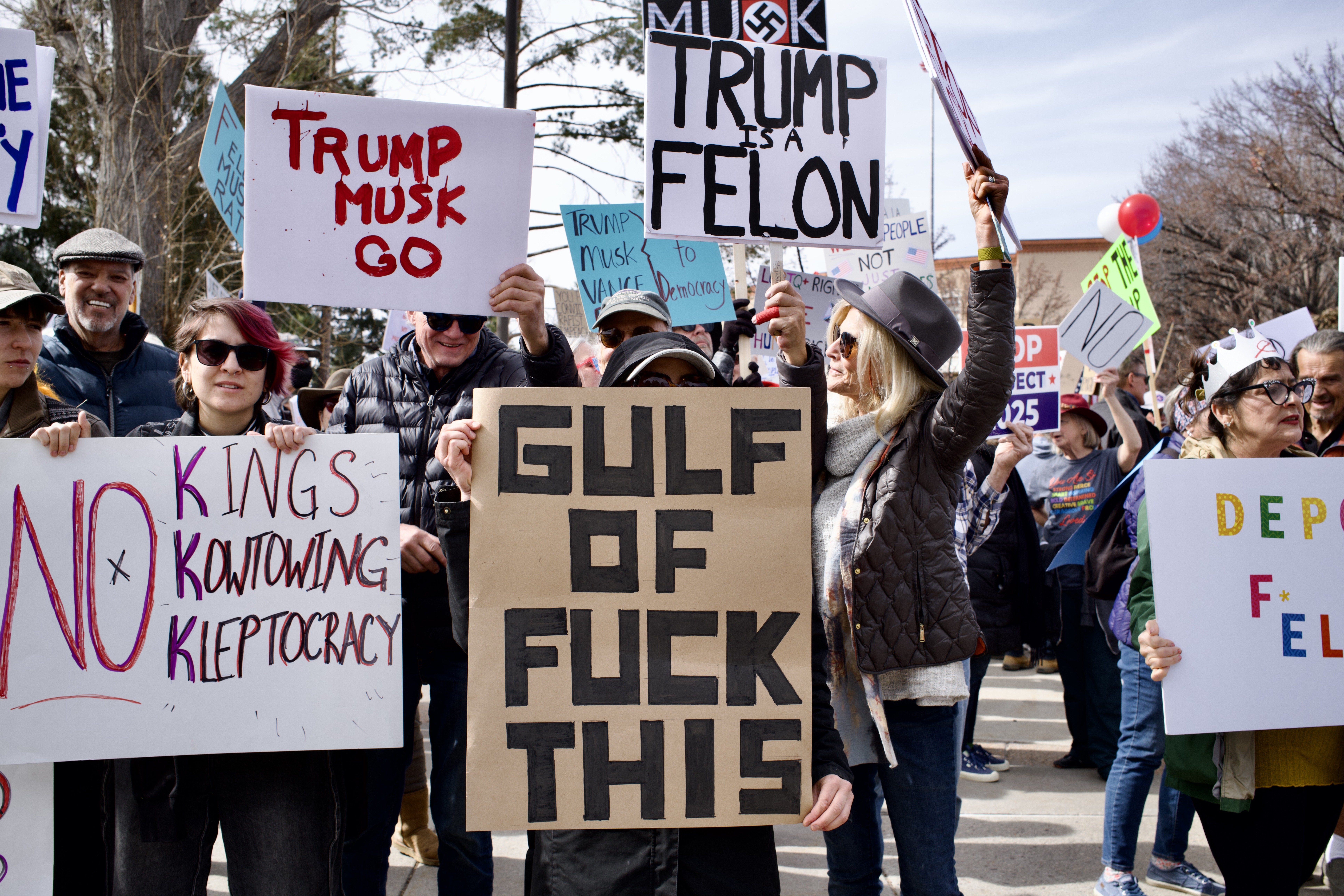 Testing out the Fujifilm X100VI during a protest in Santa Fe, New Mexico. The peaceful protest was aimed at the Trump administration.