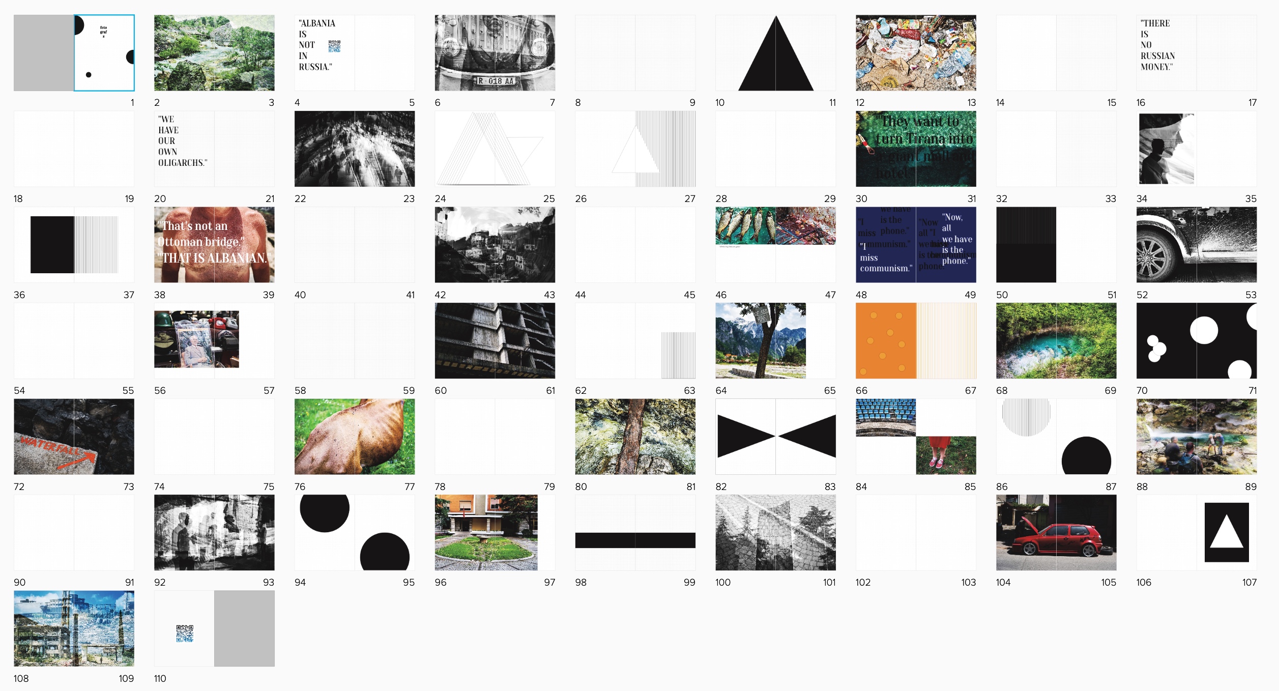 A step-by-step breakdown of my process for creating a photobook. It starts with edit to sequence to small prints and on to a journal.