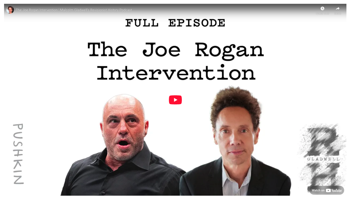 Joe Rpogan Creative: The Joe Rogan Intervention – Shifter