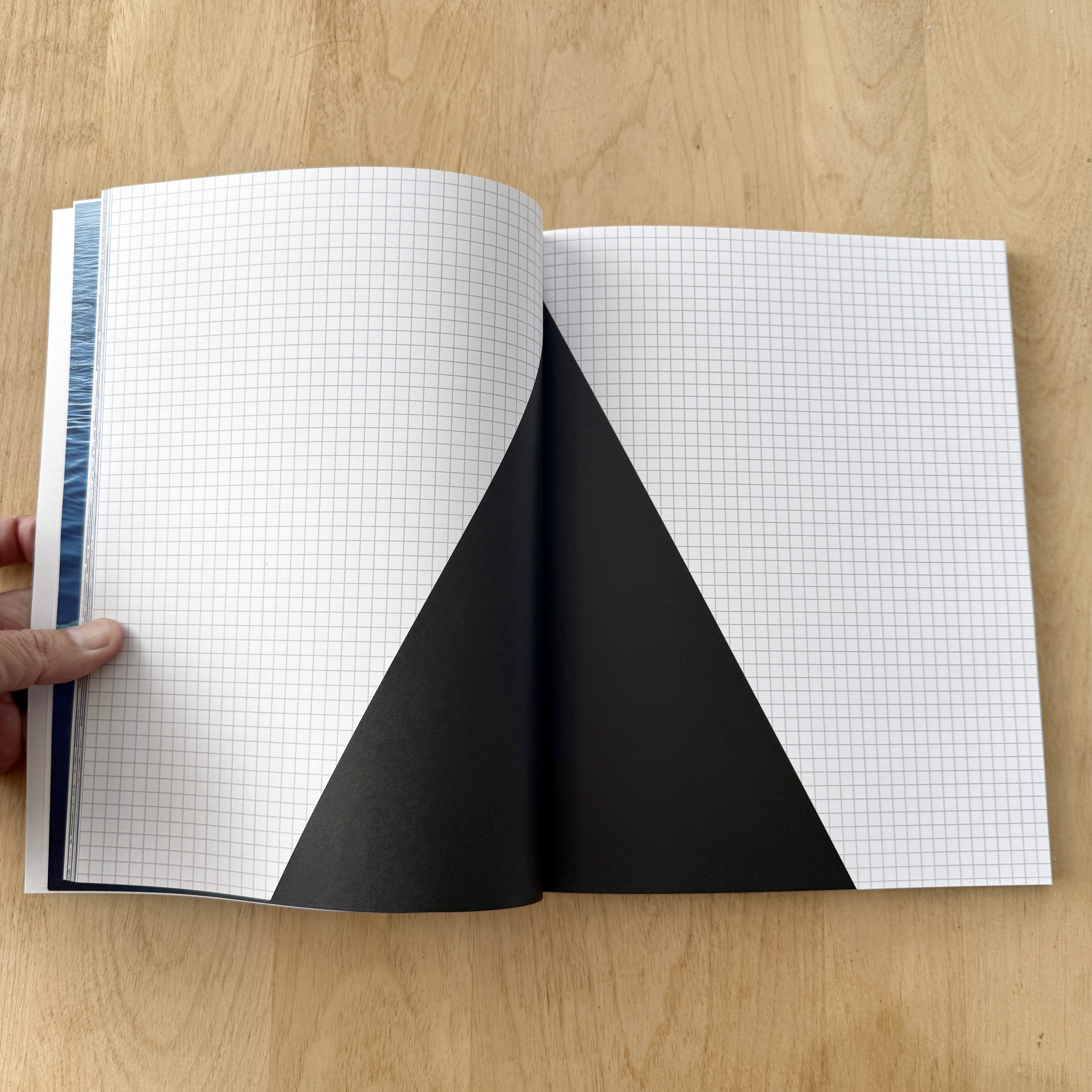 What you see here is my Blurb Antarctica Notebook. I created this using Blurb BookWright. The pages will be worked over after printing.