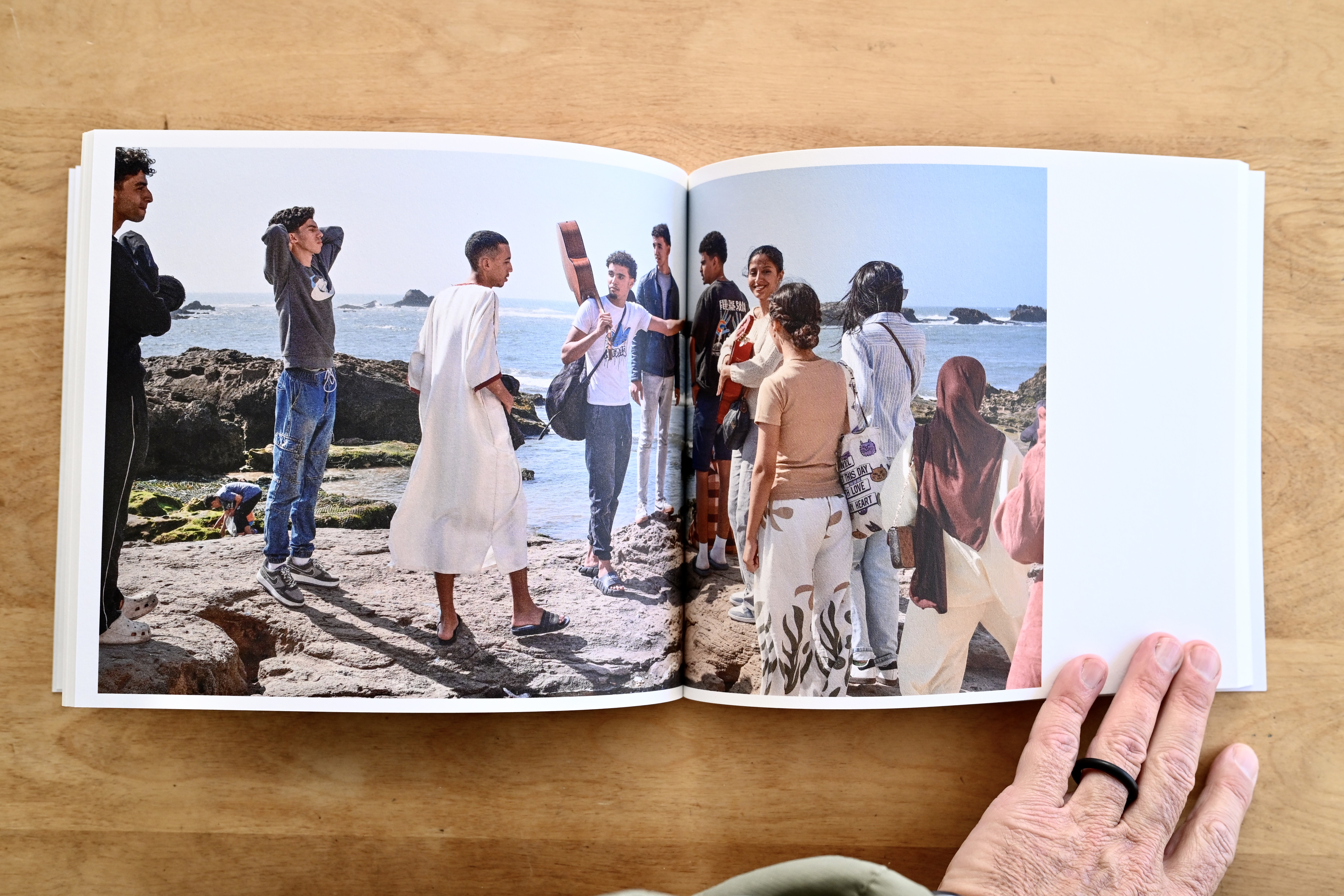 My Morocco test book number three has arrived. A Blurb 8x10, matte, softcover, photobook with Mohawk Eggshell paper.