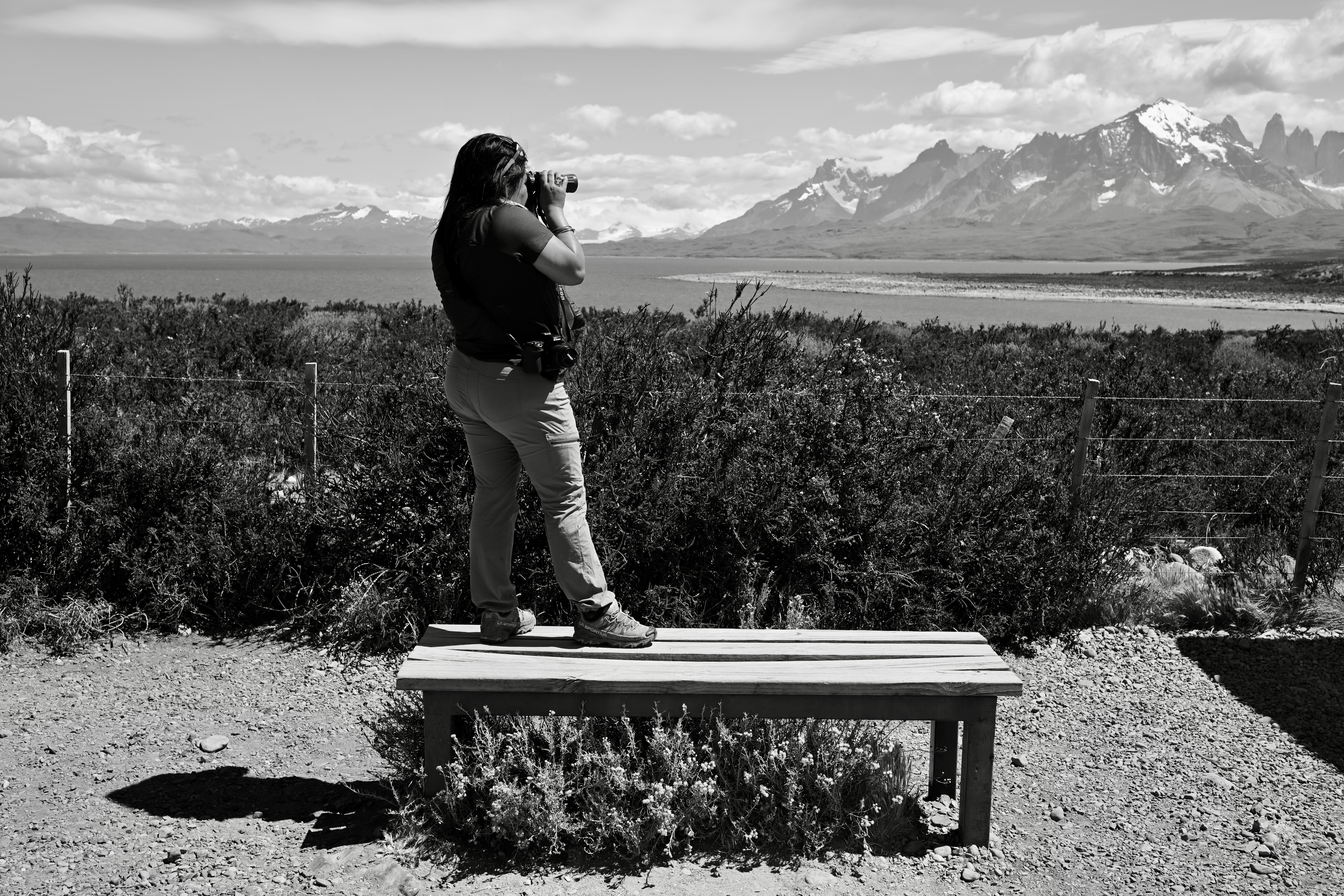 Evelyn Salinas runs Crux Expeditions, and is my Patagonia workshop partner. She is curious, dedicated, connected and loves Vanilla Ice.