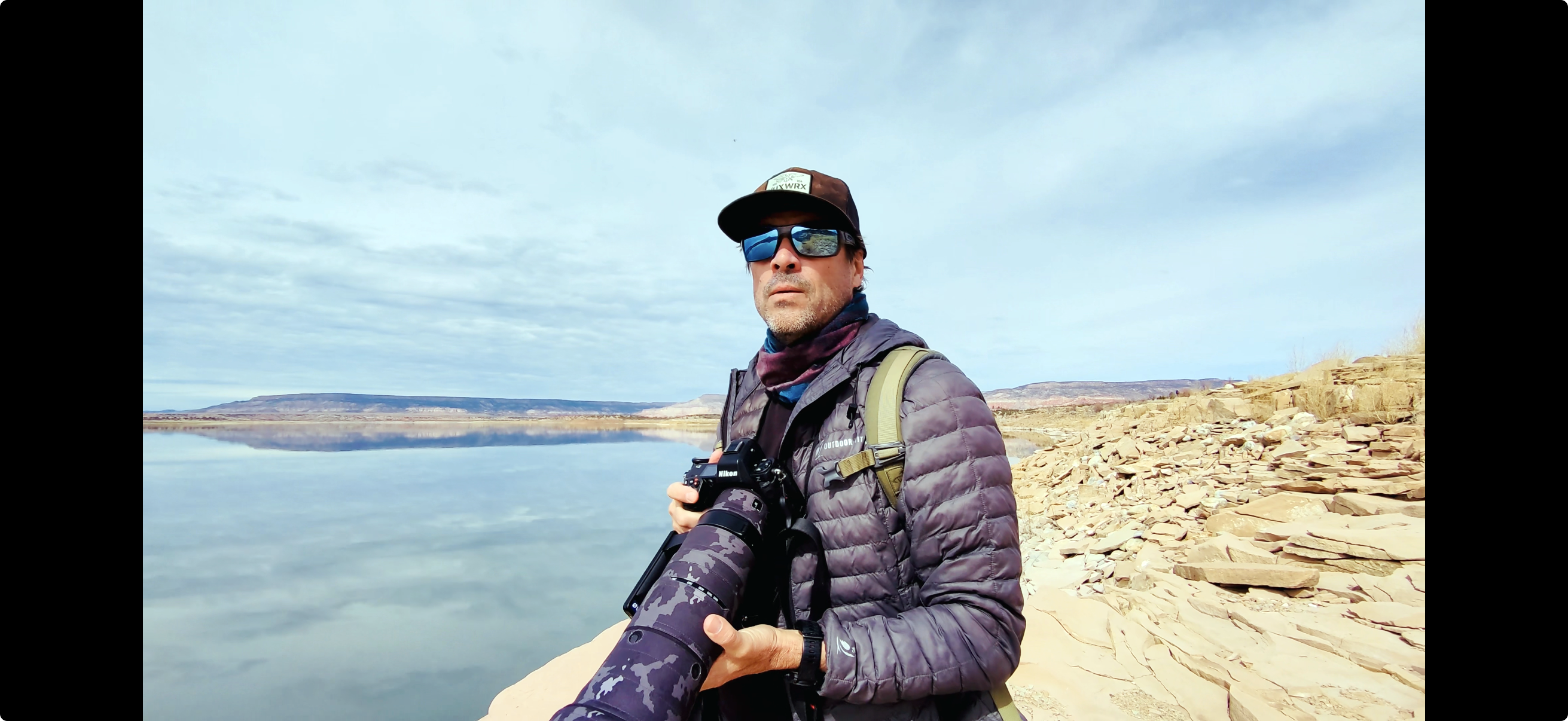 I decided to drive to a dying lake in the middle of winter and see if I could make something interesting. New Mexico.