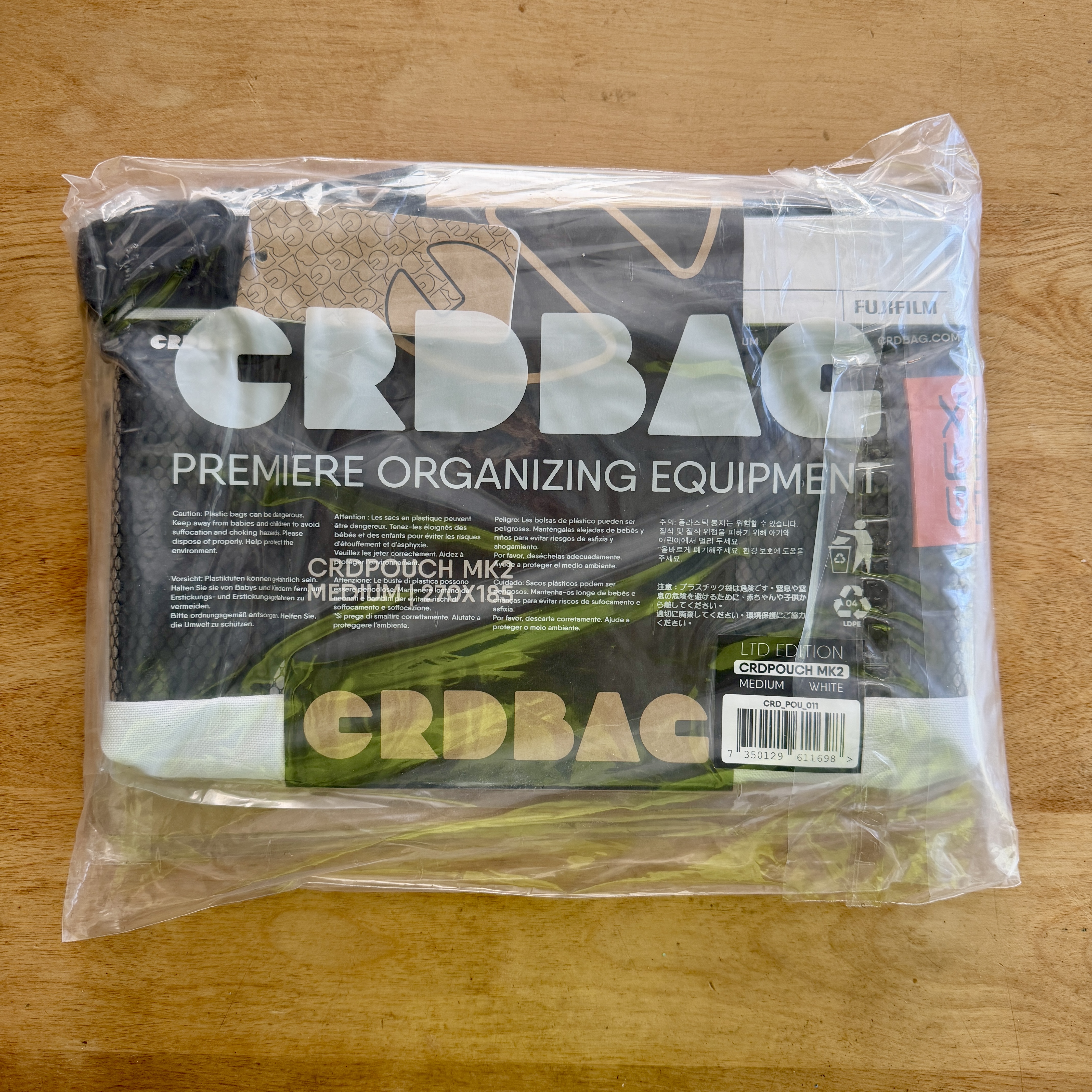 I received a new CRDBAG pouch, which fits a very specific need, especially for someone with back and neck issues.