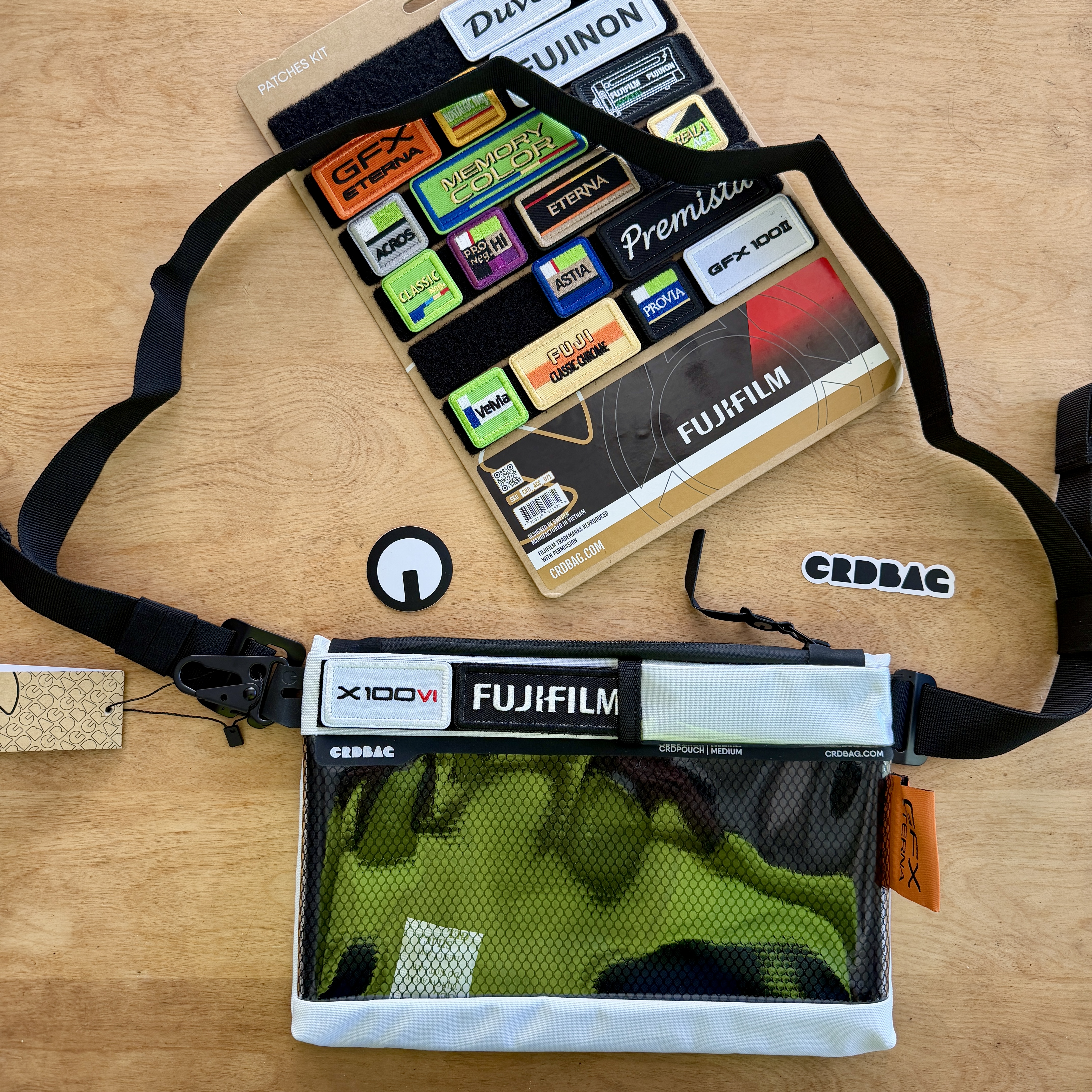 I received a new CRDBAG pouch, which fits a very specific need, especially for someone with back and neck issues.