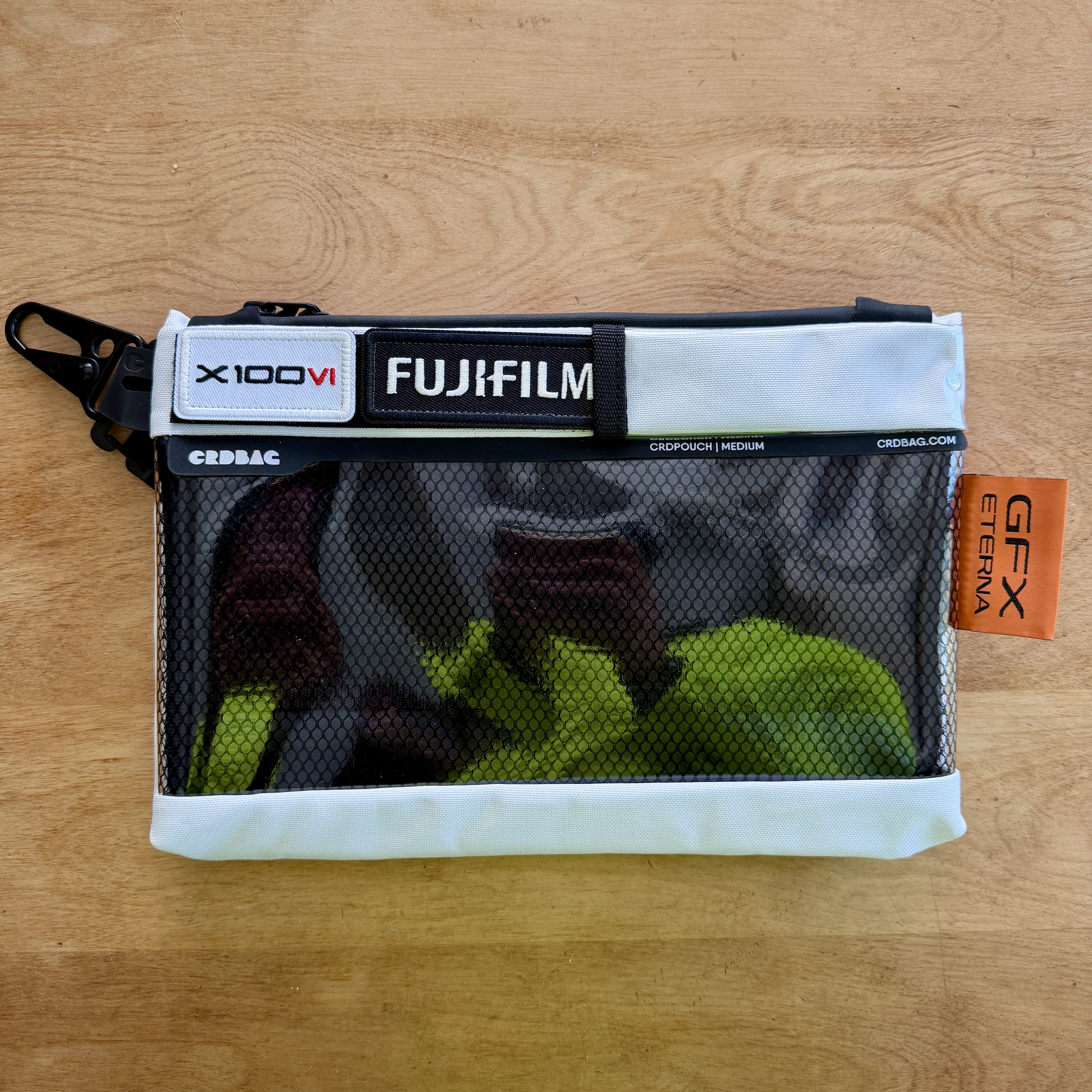 I received a new CRDBAG pouch, which fits a very specific need, especially for someone with back and neck issues.