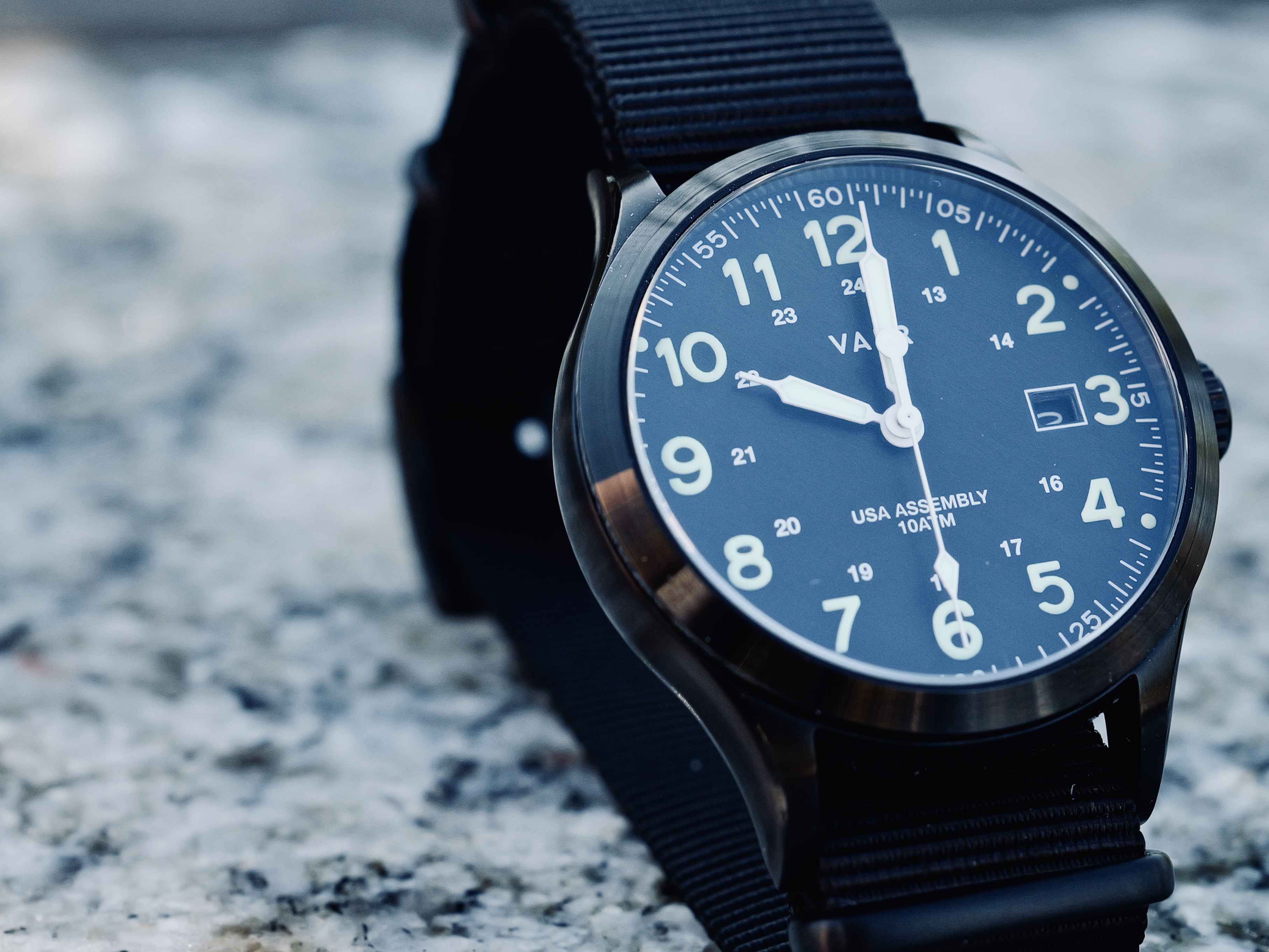 My Garmin died, so I purchased a Vaer C5 Tactical Field Solar watch. This is my second Vaer and I love it's simplicity. 