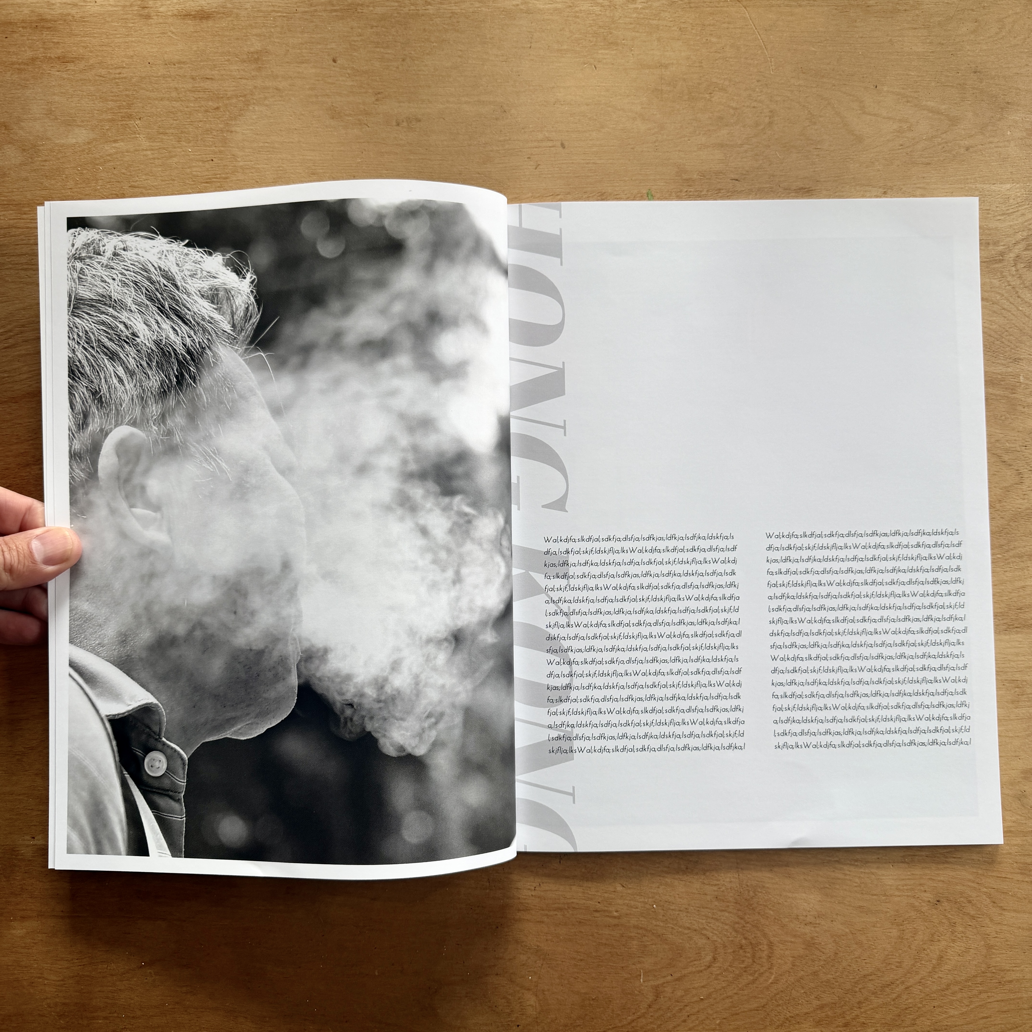 I typically don't print my "30-Minute" books, but I did so this time. A Blurb Premium Magazine from a day in Hong Kong. 