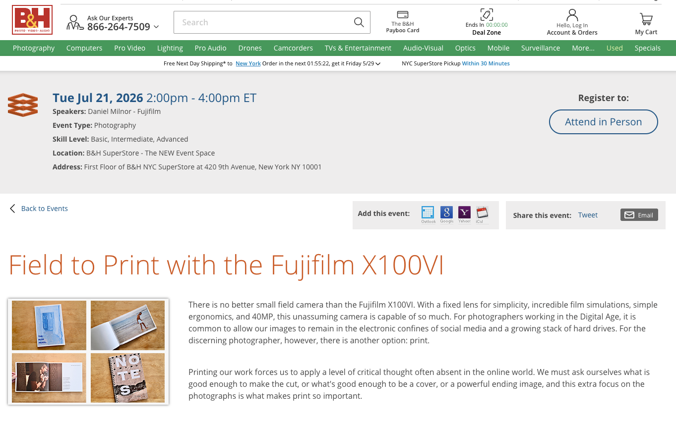 Featured image for “Creative: Field to Print with Fujifilm X100VI”