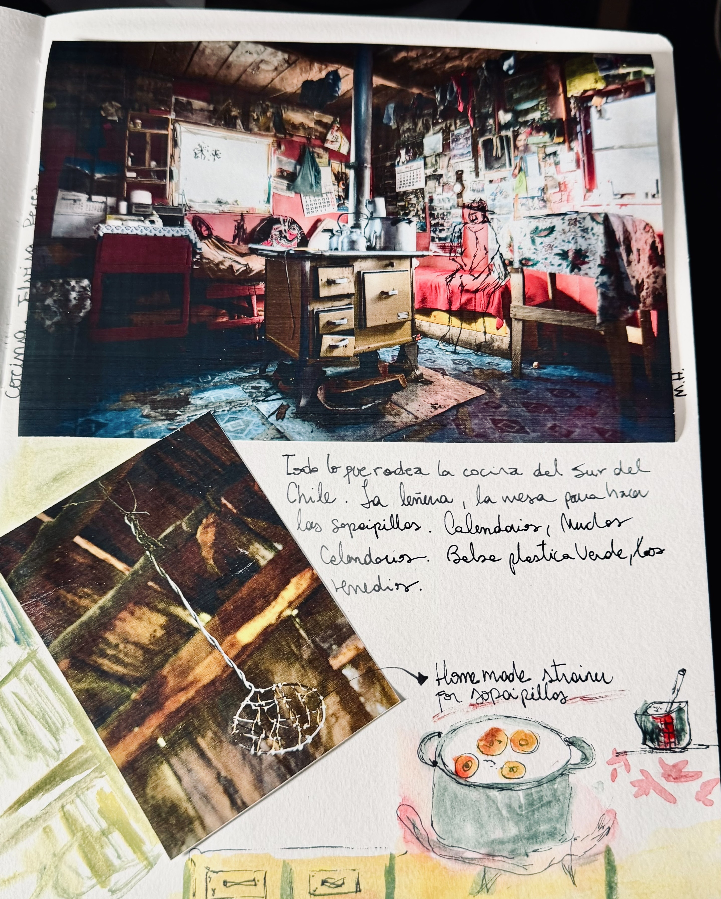 When I met the Chilean dynamo Evelyn, the better half of the upcoming Patagonia Workshops, I didn't know she kept notebooks.